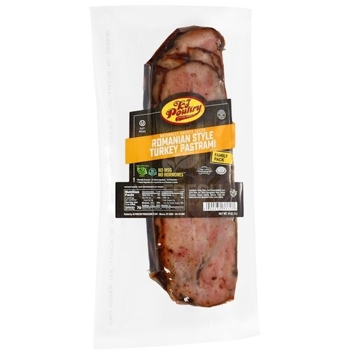 Kj Poultry Romanian Style Turkey Pastrami, 6 Oz