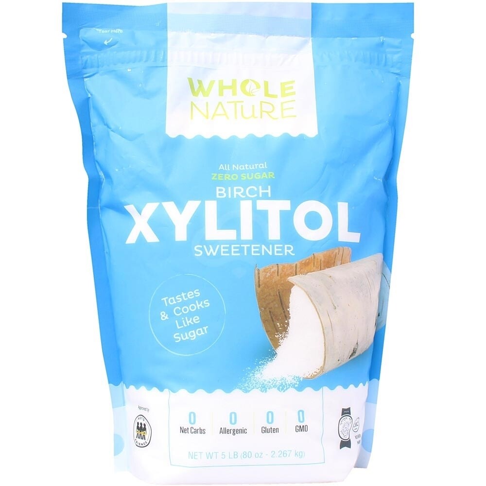 Whole Nature Xylitol Sweetener 5 Lb Bag