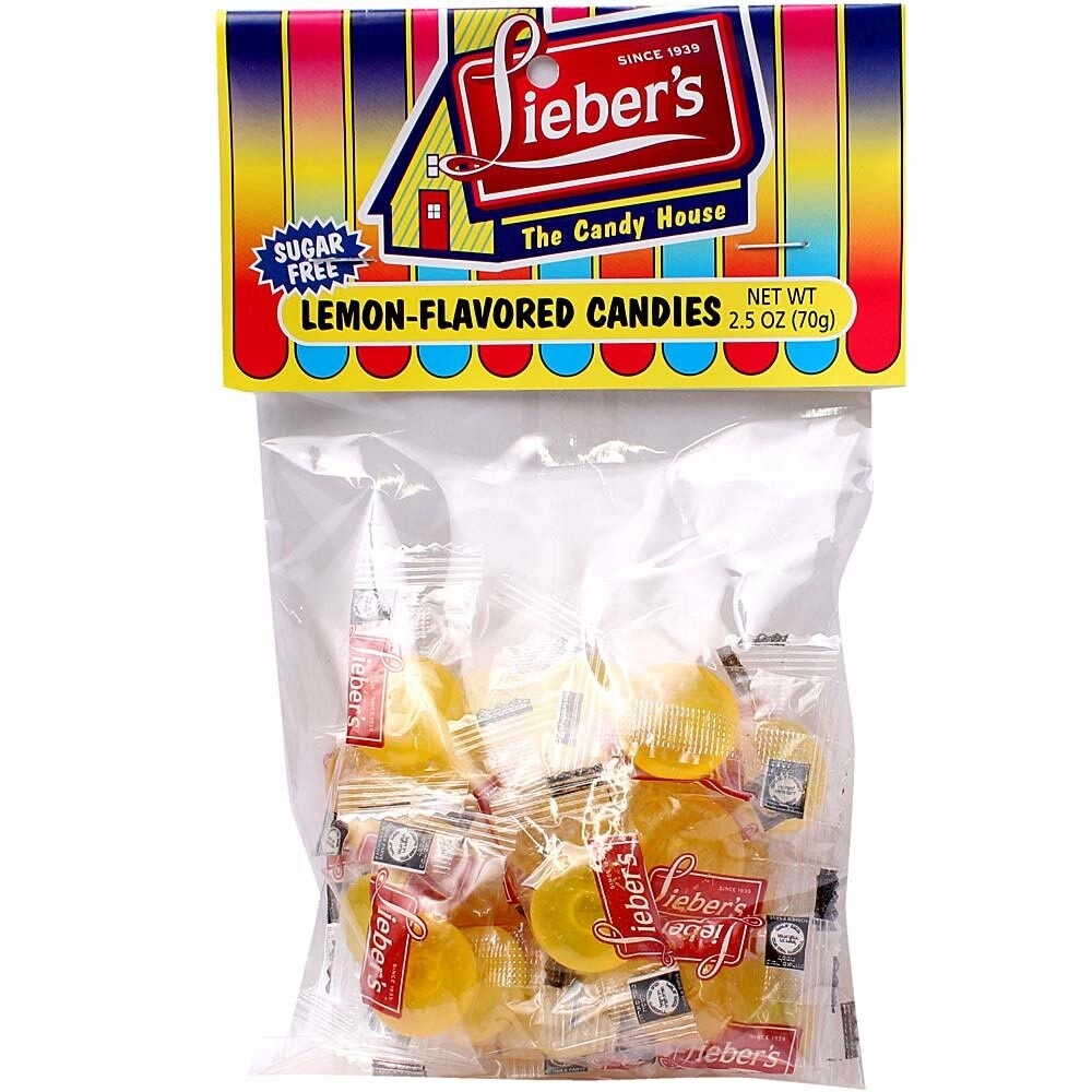 Lieber's Lemon Candy Sugar Free, 2.5 Oz