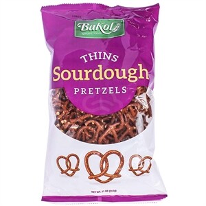 Bakol Thins Sourdough  Pretzels, 11 Oz
