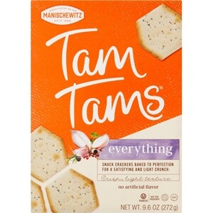 Manischewitz Tam Tams Everything, 9.6 Oz