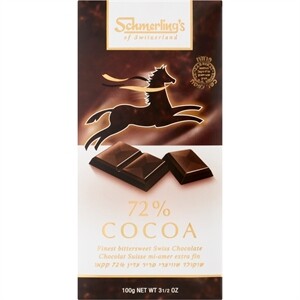 Schmerling's Chocolate Bar 72% Cocoa, 3.5 Oz