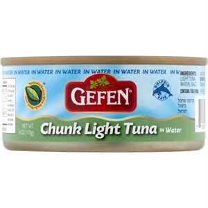 Gefen Chunk Light Tuna In Water, 6 0Z