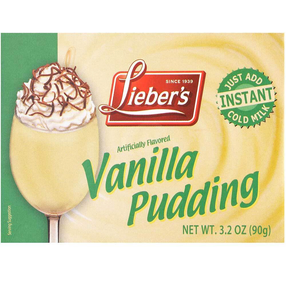 Lieber's Pudding Vanilla Instant, 3.5 Oz