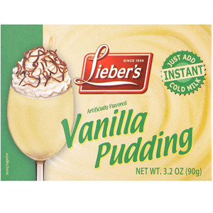 Lieber's Pudding Vanilla Instant, 3.5 Oz