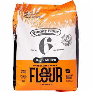 Quality High Gluten Sifted Flour, 6 Lb