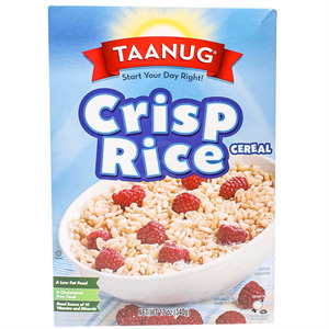 Taanug Crisp Rice, 12 Oz