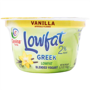 Gevina Farms Blended Greek Vanilla Yogurt, 5.3 Oz
