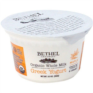 Bethel Creamery Organic Whole Milk Maple Greek, 5.3 Oz