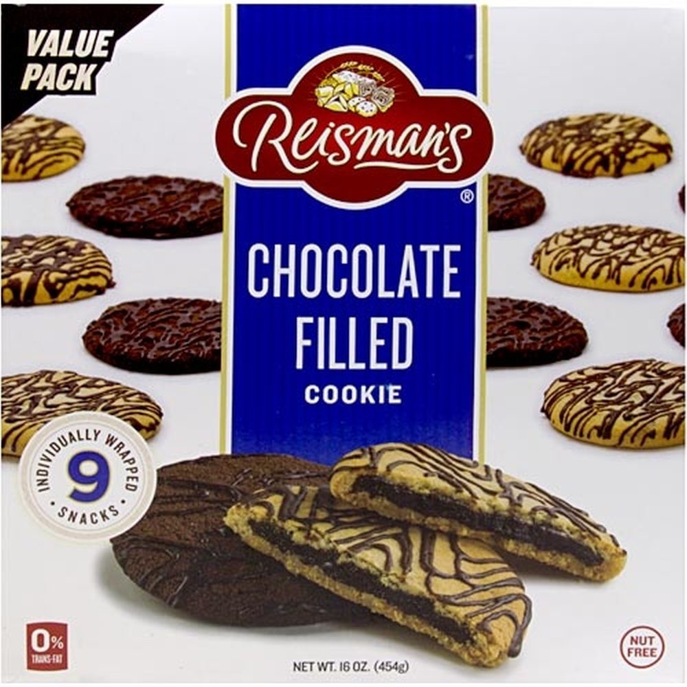 Reisman's Chocolate Filled Cookies, 16 Oz, 10 Pk