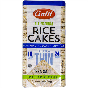 Galil Rice Cake Sea Sal Non Gmo G.F., 3.5 Oz