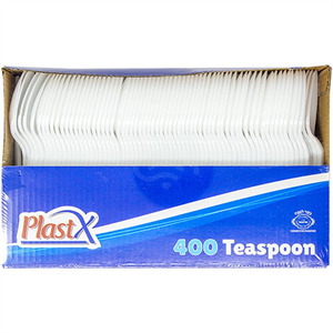 Plast-X 400 Tea Spoons, 400 Ct
