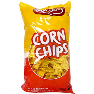 Shwartz Lg.Corn Chips, 11 Oz