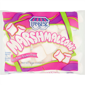 Paskesz White Marshmallows, 8 Oz