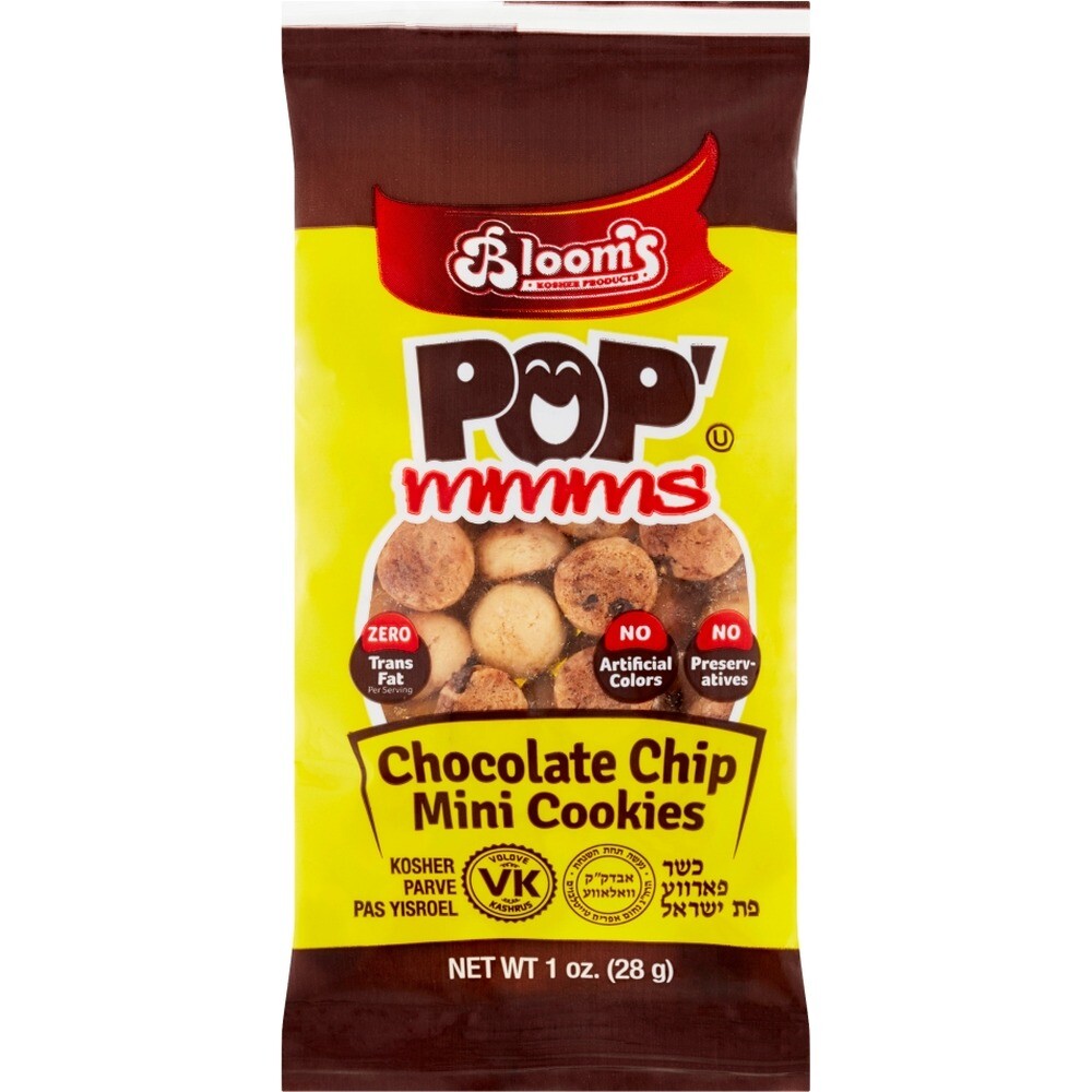 Bloom's Pop'mmms Chocolate Chip Mini C, 1 Oz | All Fresh