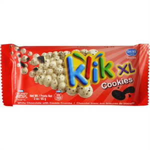 Xl Klik Choc Bar White Cookies, 3 Oz