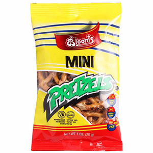 Bloom's Mini Pretzels Small Bag, 1 Oz