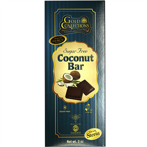 Gold Confection Choc Coconut Bar S/F, 3 Oz