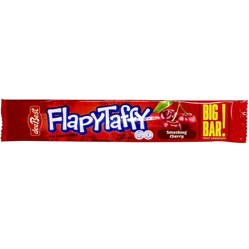 Dee Best Big Bar Flapy Taffy Cherry
