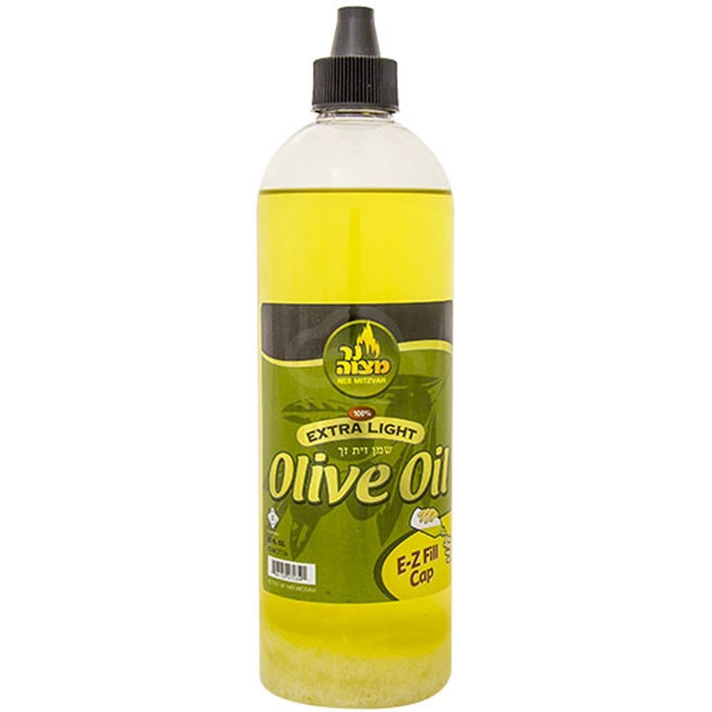 Ner Mitzvah Olive Oil Extra Light, 32 Oz