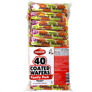 Haddar 40 Ct Family Pack Coated Wafer, 28 Oz