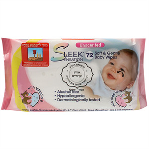 Scottys Baby Wipes Refill Pack, 80 Ct