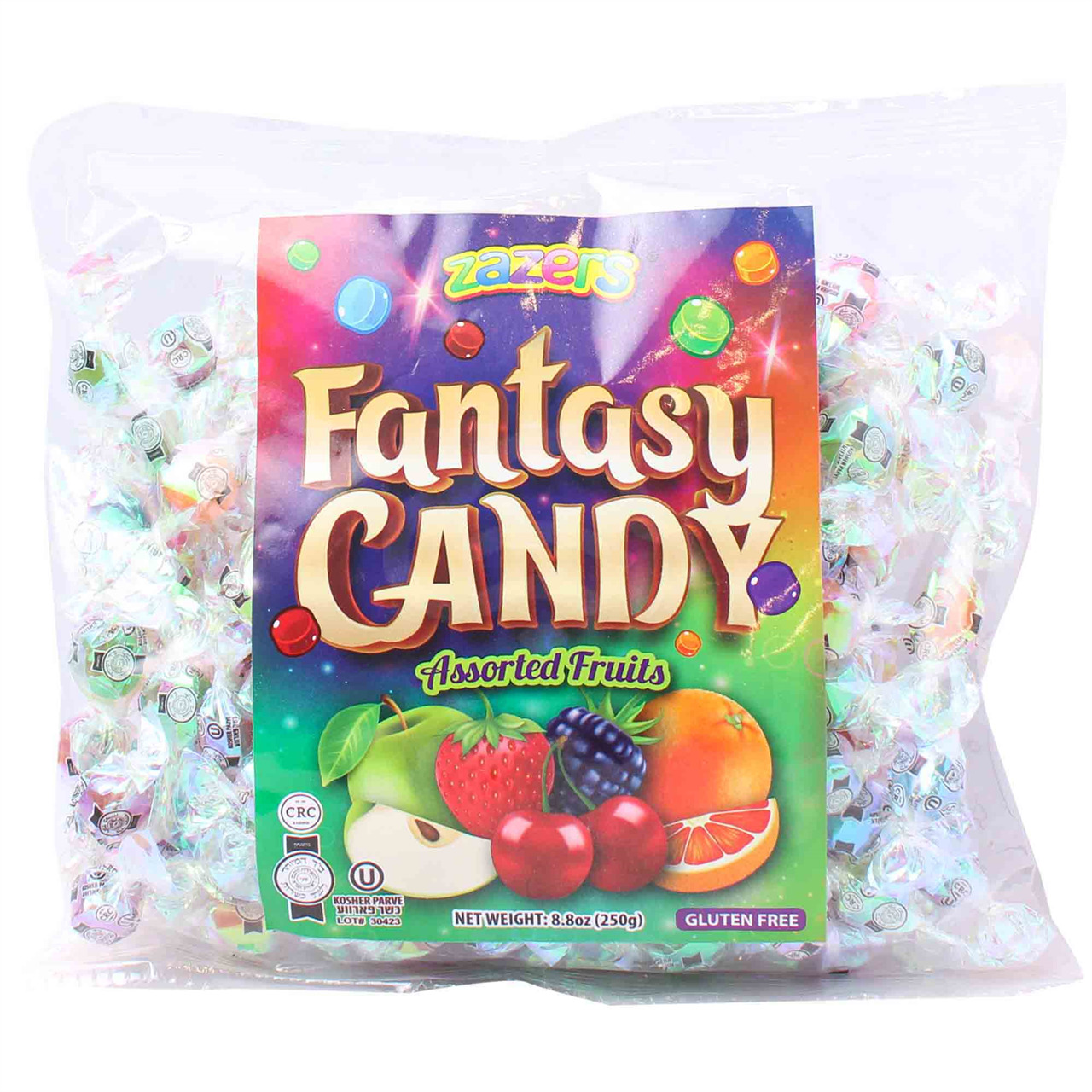 Zazers Fantasy Candy Assorted Fruit, 8.8 Oz | All Fresh 