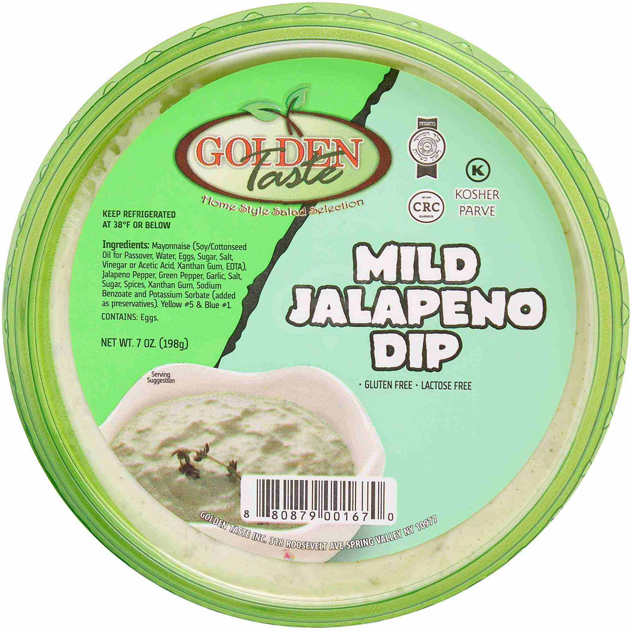 Golden Taste Mild Jalapeno Dip, 7.5 Oz