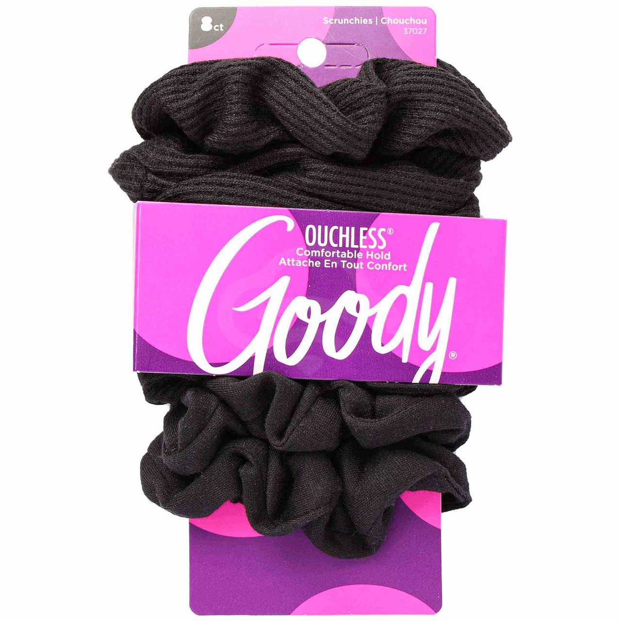 Goody Scrunchie Black, 8 Ct