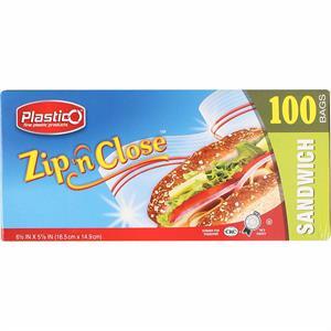 Zip'n Close Sandwich Bags, 100 Ct