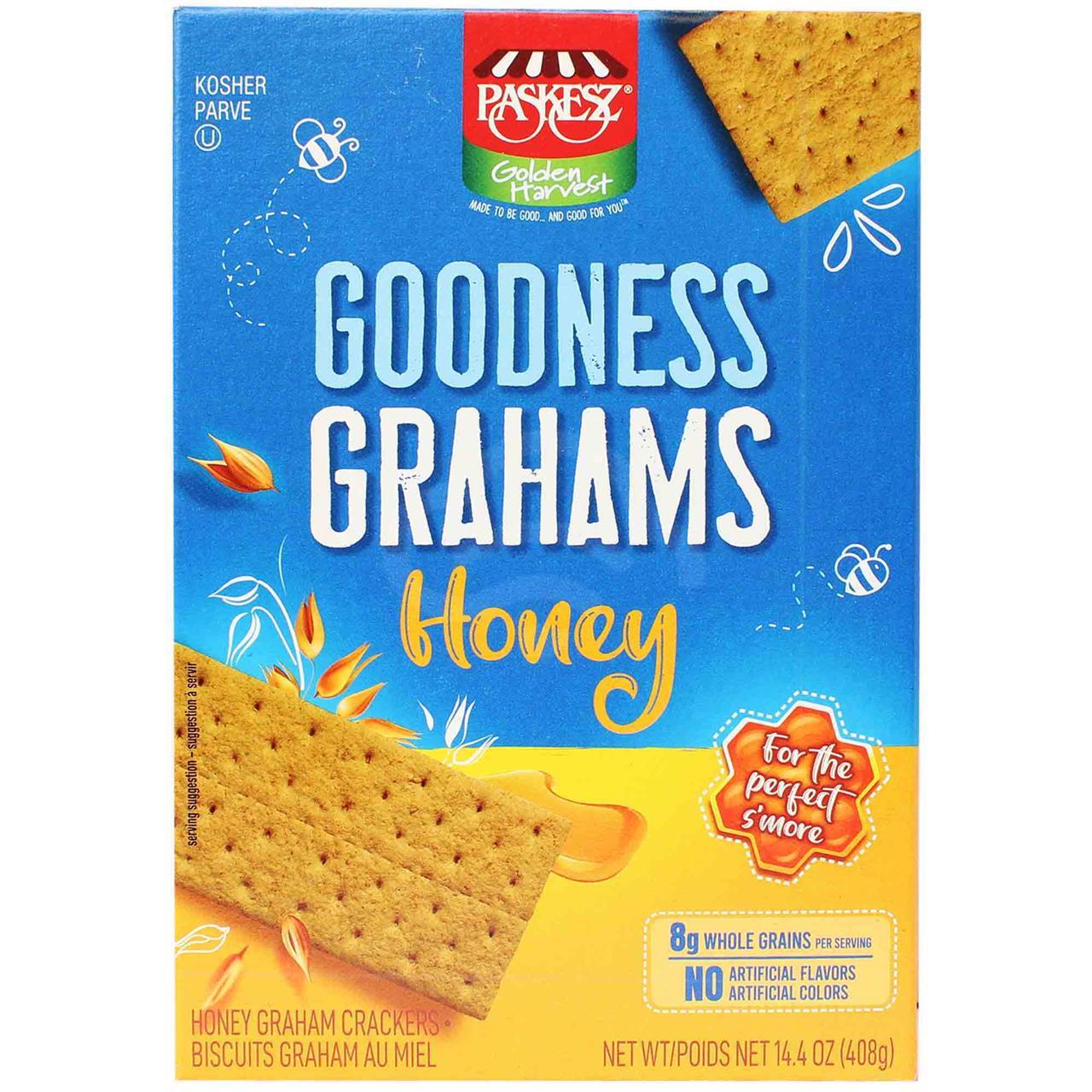 Paskesz Goodness Grahams Honey, 14.04 Oz