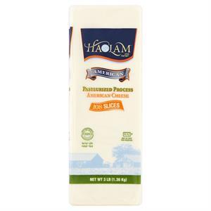 Haolam American Cheese White, 108 slices, 3 Lb