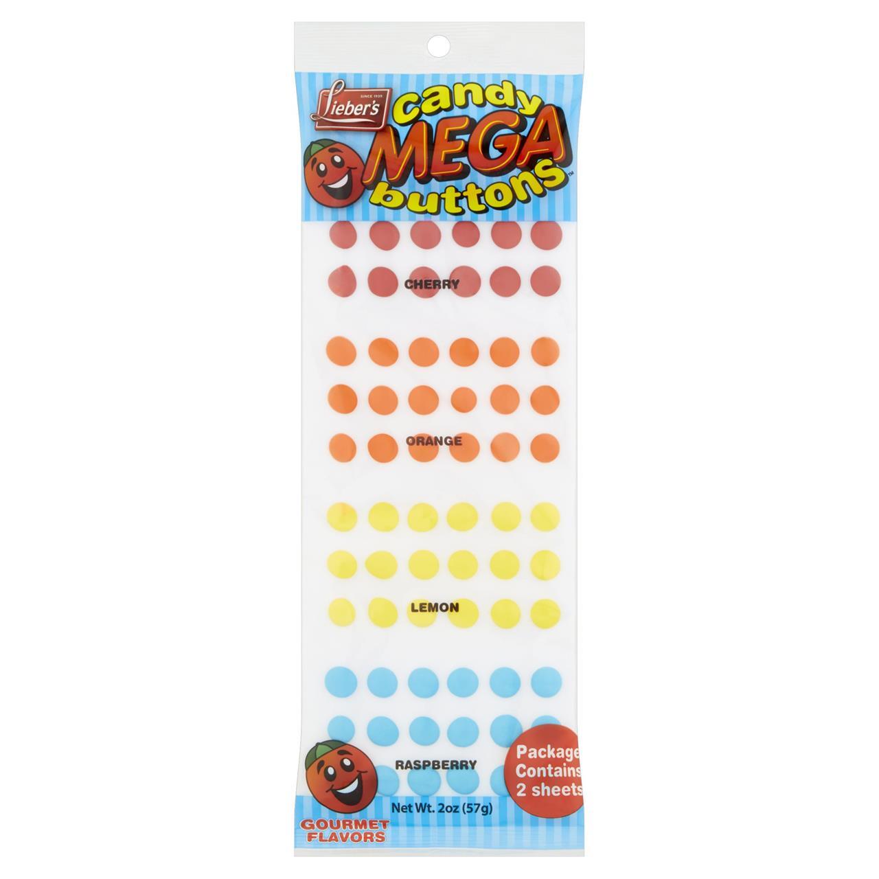 Lieber's Mega Candy Buttons, 2 Oz