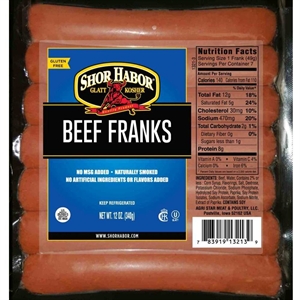 クリストファー・マコス　Schicker Schund　NYパンク Shor Habor Classic Franks Family Pack, 24 Oz | All Fresh